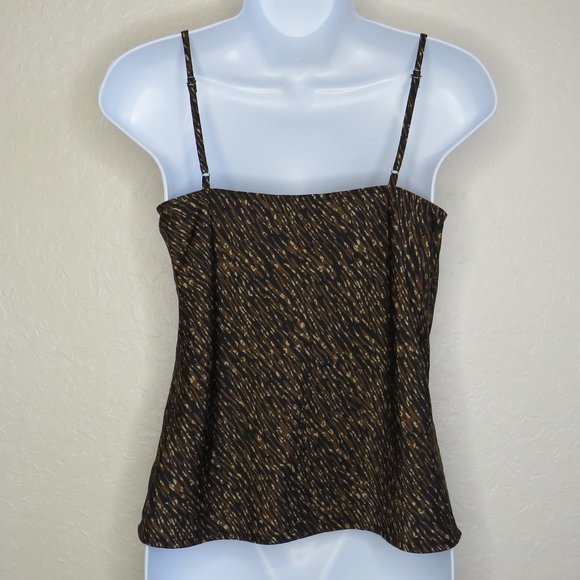 Banana Republic*‎ Women's Adjustable Strap Box Neck Straight Hem BOHO Blouse~ XS - Picture 2 of 8